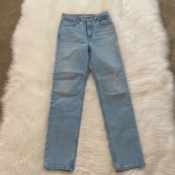 70’s HIGH SLIM STRAIGHT LEVIS SIZE 25 - Picture 5 of 7